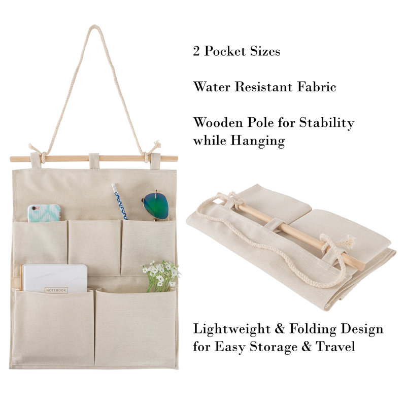 Lavish Home Fabric Hanging Organizer & Reviews Wayfair Canada